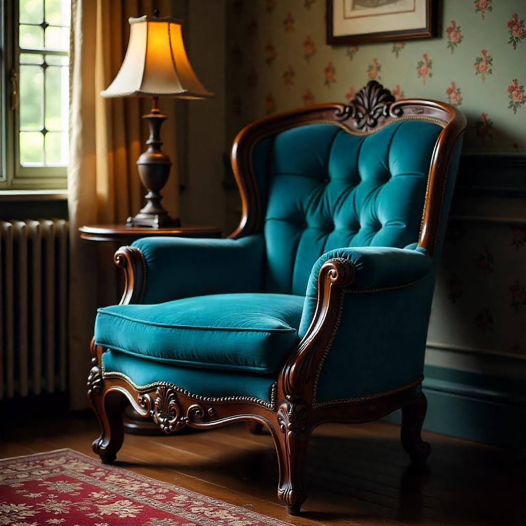 Victorian Majesty Tufted Armchair