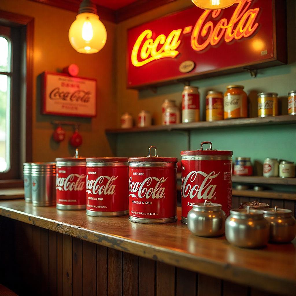 Vintage Retro Advertising Tin