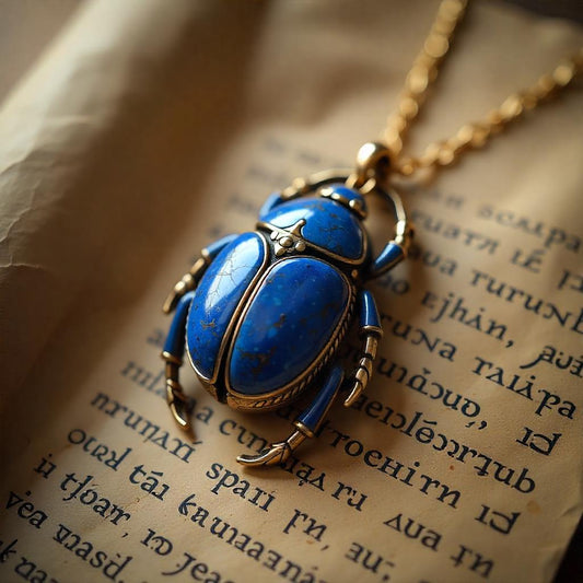 Antique Old Fashioned LadyBug Necklace